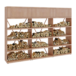 OFYR Wood Storage Corten 300